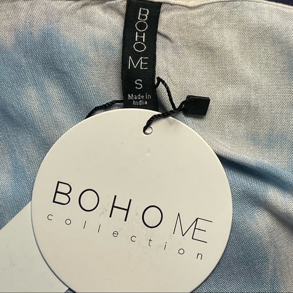 💋NWT BOHO Me Lace Inset Tie Dye Print Tunic Swimsuit Coverup - Picture 12 of 12